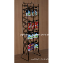 Floor Standing Metal Condiments Display Rack (PHY1063F)